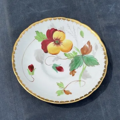 Buy Vintage Tuscan Fine English Bone China Flowers Gold Trim Saucer Made In England • 11.40£
