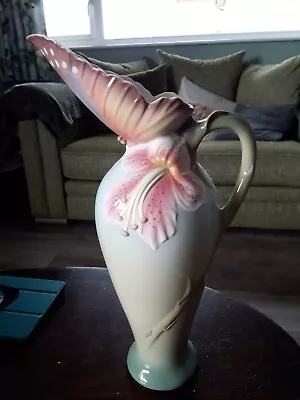 Buy Franz Porcelain Butterfly Collecting Nectar Design Handled Vase Jug Xp1684  • 50£