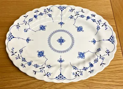 Buy Vintage Salem China Co - York Town Olde Staffordshire Blue White - Oval Platter • 9.99£