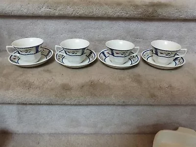 Buy 4 Sets Of Adams China England LANCASTER Pattern Cups And Saucers • 21.07£