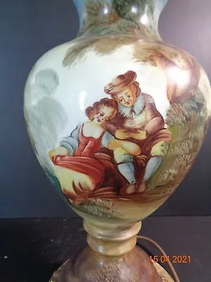 Buy Absolutely Stunning Hand Painted Lamp With Marble Base • 99£