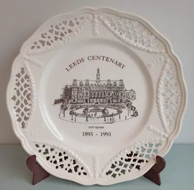 Buy Vintage Peter Jones Leeds Centenary 1893-1993 Leeds Creamware Collector Plate • 10£