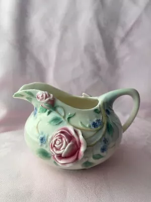 Buy Royal Doulton By Franz Porcelain Pink Rose Milk Jug / Creamer ✅ 1200 • 24.99£