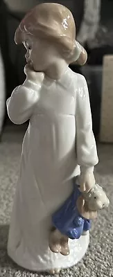 Buy Vintage Collectible Nao / Lladro My Rag Doll 1108 Porcelain Girl & Doll Figurine • 5£