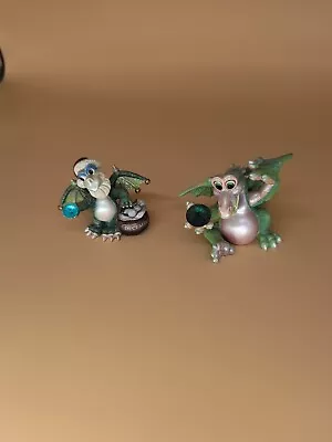 Buy Franklin Mint Mood Dragon Lucky Jolly Limited Edition Figurines Bundle X 2  • 10£