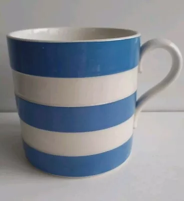Buy TG Green Cornish Ware Blue White Striped Large Mug Rare 10x10cm Vtg Collector Gd • 25£