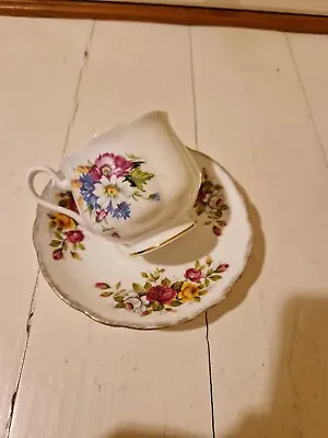 Buy Vintage China Tea Set Royal Albert Cup Not Matching Saucer Duchess Set  • 9.99£