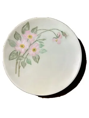 Buy Thomas Bavaria China Sevres Dessert Plate 6.75  Wild Roses Pink Green 1920s • 9.48£