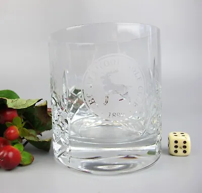 Buy Cut Crystal Glass Tumblers. Whisky / Old-Fashioned. Chorleywood Golf Club. VTG • 7.99£