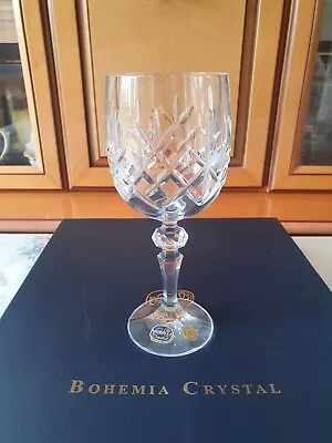 Buy Bohemia Crystal Wine Glasses X6 - New And Unused In Decorative Box • 30£