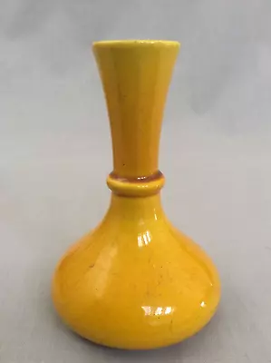 Buy Really Rare Burmantofts Yellow Miniature Antique Vase, Fully Signed And In Vgc • 225£