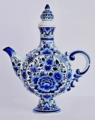 Buy Delft Pitcher Carafe Decanter With Stopper Hand-painted Excellent • 111.34£