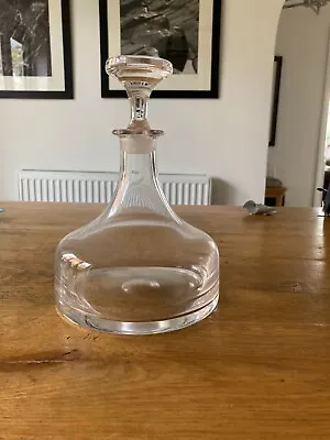 Buy Dartington Lead Crystal Glass Ships Decanter Style In Perfect Condition. • 19.99£