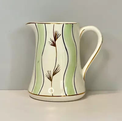 Buy Vintage Milk Creamer Jug THOMAS FORESTER Phoenix English Pottery Green Art Deco • 12£