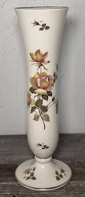 Buy Vintage Rosenthal Selb Plossberg Bavaria Germany Porcelain Vase, Roses 11.5” • 28.92£