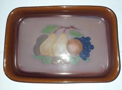 Buy Vintage Denby Pottery Rare Orchard Pattern Baking Serving Dish Fine Stoneware • 15£