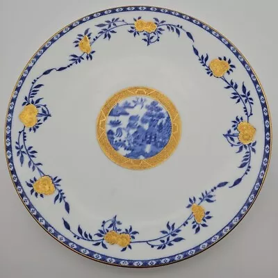 Buy Antique Minton Plate G.2270 24cm Bone China White Plate With Blue Printed Foliat • 99.99£