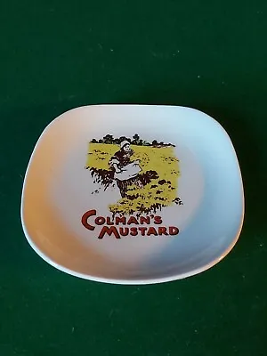 Buy Vintage Hand Crafted 5  Dish/Plate - Colman's Mustard - Lord Nelson Pottery • 2.99£