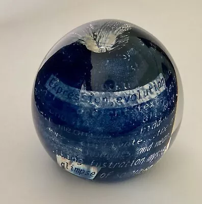 Buy Rare Dartington Expression Revolution Paperweight Limited Edition 7 / 100 • 28£