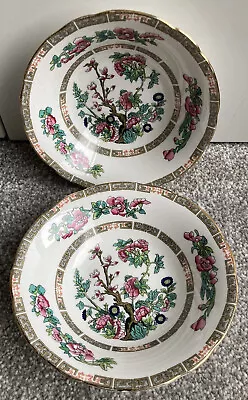 Buy Vintage Duchess Pottery Indian Tree Soup Cereal Bowl X2 15.5cm VGC • 6.99£