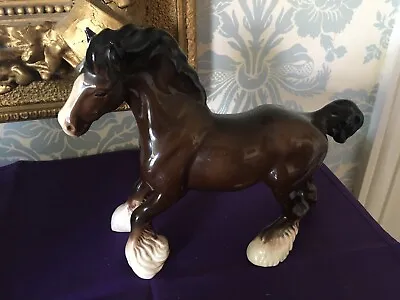 Buy Beswick Shire Horse Figure • 9£