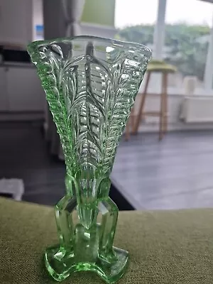 Buy Czech Glass Vase Immaculate Are Deco Style. • 4.75£