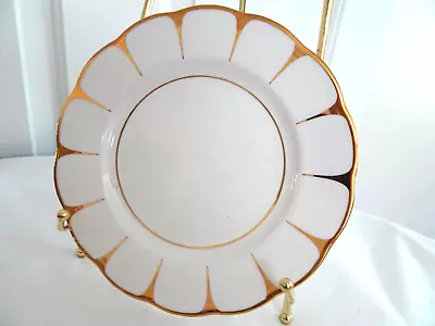 Buy Royal Vale Bone China Plate With Gold Trim Made In England 8.25  X 8.25  X 0.75  • 17.05£