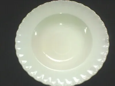 Buy Grindley Cream Petal (Cream Colour) Rimmed Bowl 10 Inch With Rippled Edge C1954 • 7.50£