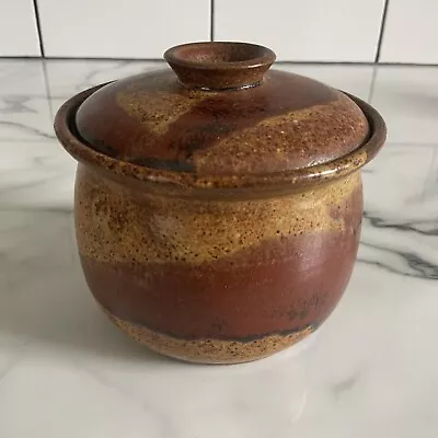 Buy Studio Pottery Lidded Jar By Jane Butler Cole. Vintage Scottish Stonware • 24.99£