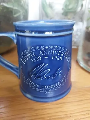 Buy Holkham Studio Pottery - Norfolk Constabulary 150th Anniversary 1839 - 1989 Mug • 9.99£