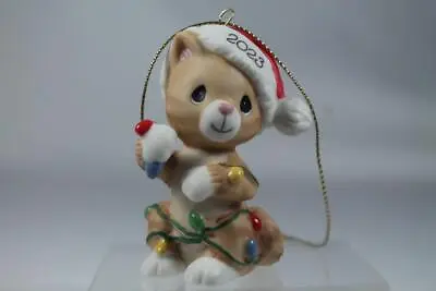 Buy Precious Moments-'Tangled In Christmas Fun' 2023 Dated Cat Ornament #231007 NIB • 28.46£