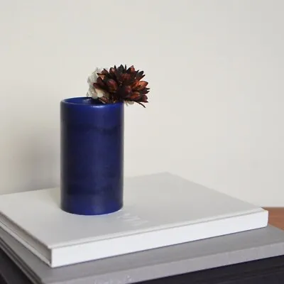 Buy Hertha Bengtson Vintage Flower Vase Blue - Rorstrand Mid Century Modern • 321.27£