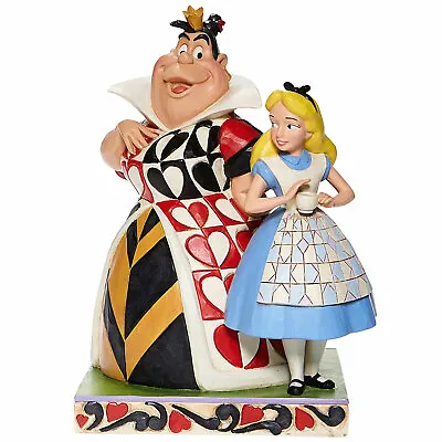 Buy Disney Traditions Figurine - Alice And Queen Of Hearts In Chaos And Curiosity • 69.98£