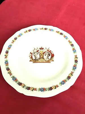 Buy 1937 King GeorgeVI Coronation Commemorative Plate - Woods Ivory Ware • 8.95£