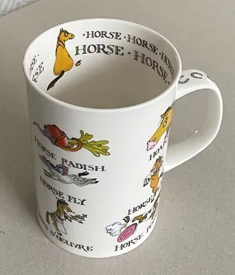 Buy DUNOON Cherry Denman Design Mug Horse Play Fine Bone China England Animal Puns • 10£