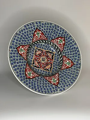Buy Marmara Gini Hand Made 12  Plate Kutahya Turkey Art Pottery  • 12£