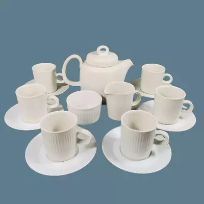Buy Purbeck Pottery Oatmeal Robert Jefferson Country Fayre Tea Set Vintage 1967 • 39.99£