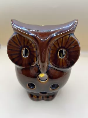 Buy Denmead Pottery Owl Tea Light Ornament Holder   • 11.99£