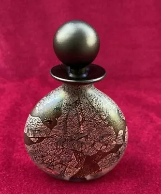 Buy Vintage Isle Of Wight Art Glass Perfume Bottle England 4 1/4 H • 43.23£