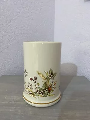 Buy Vintage St Michael Harvest Glazed Ceramic Utensil Jar 16cm H 10.5cm Diameter • 7.99£