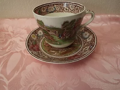 Buy Midwinter  Rural England  Cup And Saucer - Porcelain - Made In England • 15£