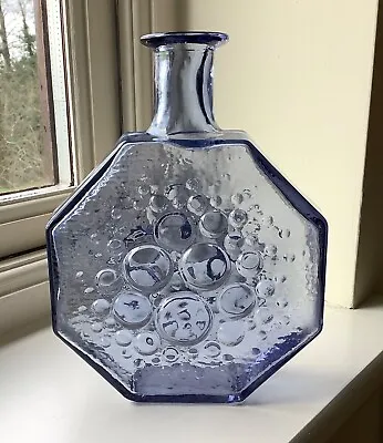 Buy Riihimaen Lasi Nanny Still Stella Polaris Glass Bottle Vase 1960’s • 75£