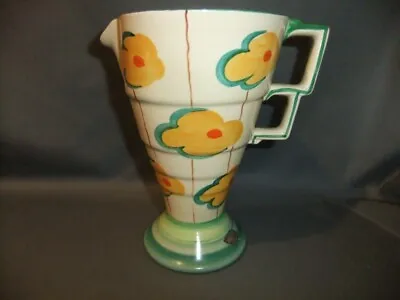 Buy Superb Art Deco Beswick Jug Hand Enamelled With Flowers And Foliage • 135£
