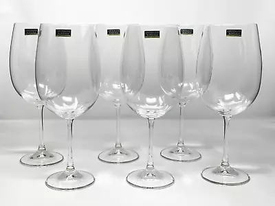 Buy Crystalite Bohemia Czech Republic Crystal Wine Glass Set Of 6 White Red ELEGANT • 51.22£