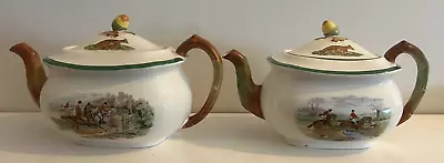 Buy 2 Spode Copeland England Teapots - Hunting Scenes - Low Starting Price • 25£