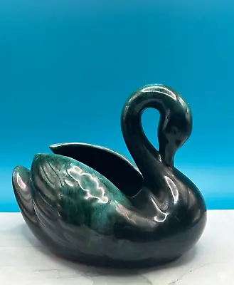 Buy Vintage Blue Mountain Pottery Canada Large Swan Bird Figurine Planter Vase Bowl • 9.64£