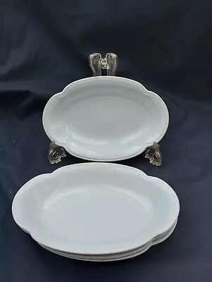 Buy Set Of Four Johnson Brothers Bone China  Greydawn  Oval Side Plates. • 14.99£