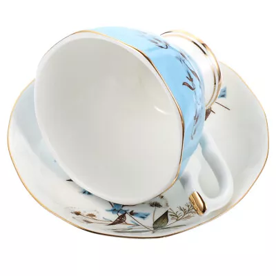 Buy China Dinnerware Set Vintage Ceramic Tea Cup Saucer Coffee Cup Set • 18.99£