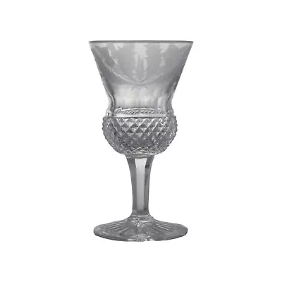 Buy EDINBURGH Crystal - THISTLE Cut - Sherry Glass / Glasses - 4 3/8  (2nd)- 2 Prong • 45£