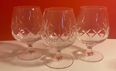 Buy Stuart Crystal Carlingford Brandy Glasses, Unsigned, Set Of 3, Drinkware • 18.99£